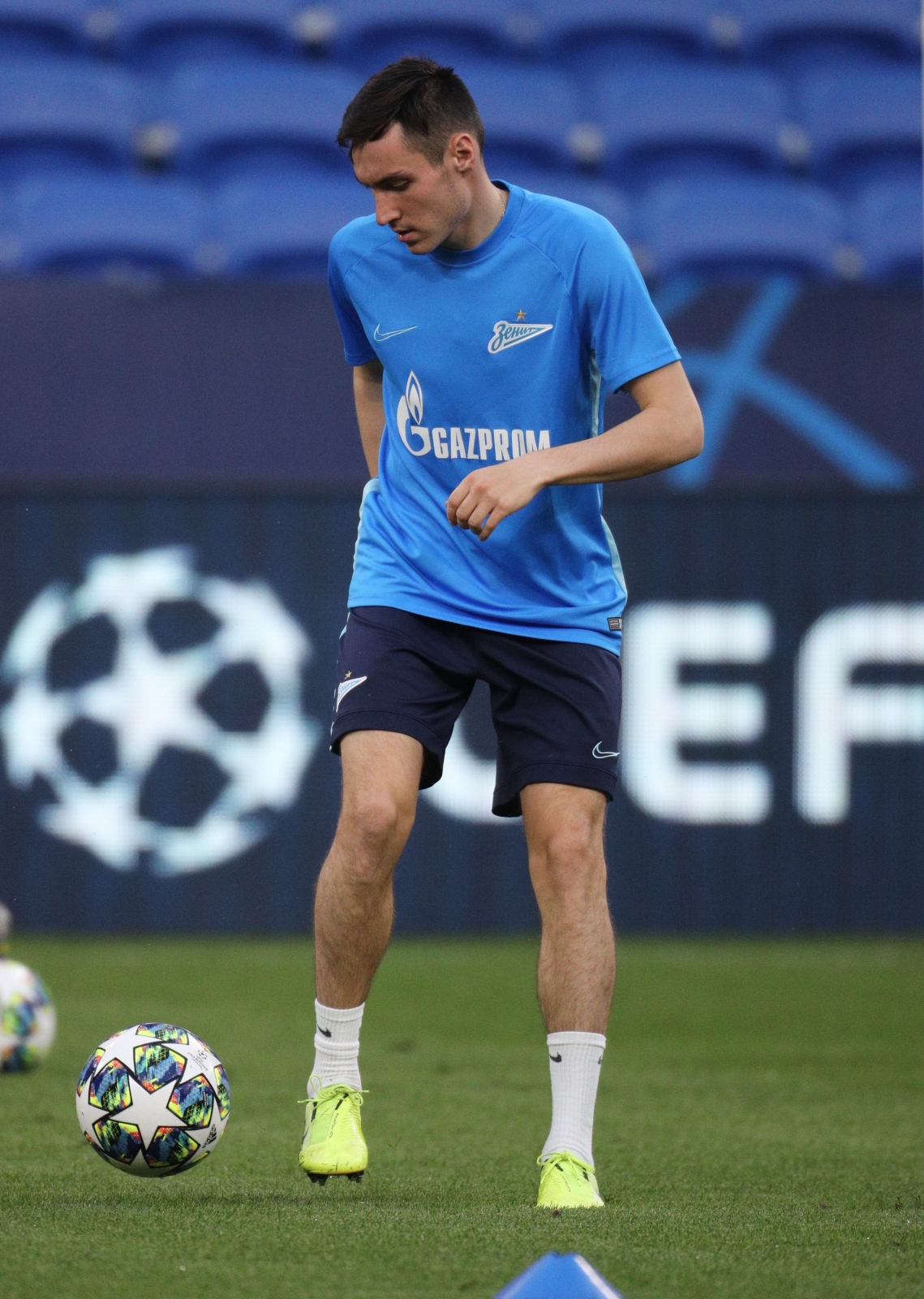 Открытая тренировка «Зенита» перед матчем с «Лионом»