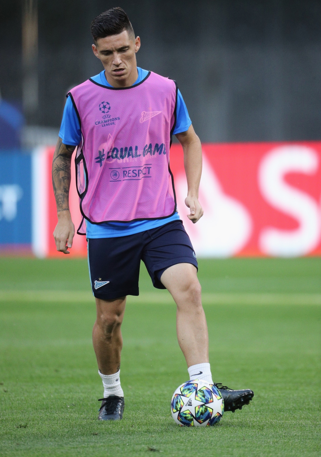 Открытая тренировка «Зенита» перед матчем с «Лионом»