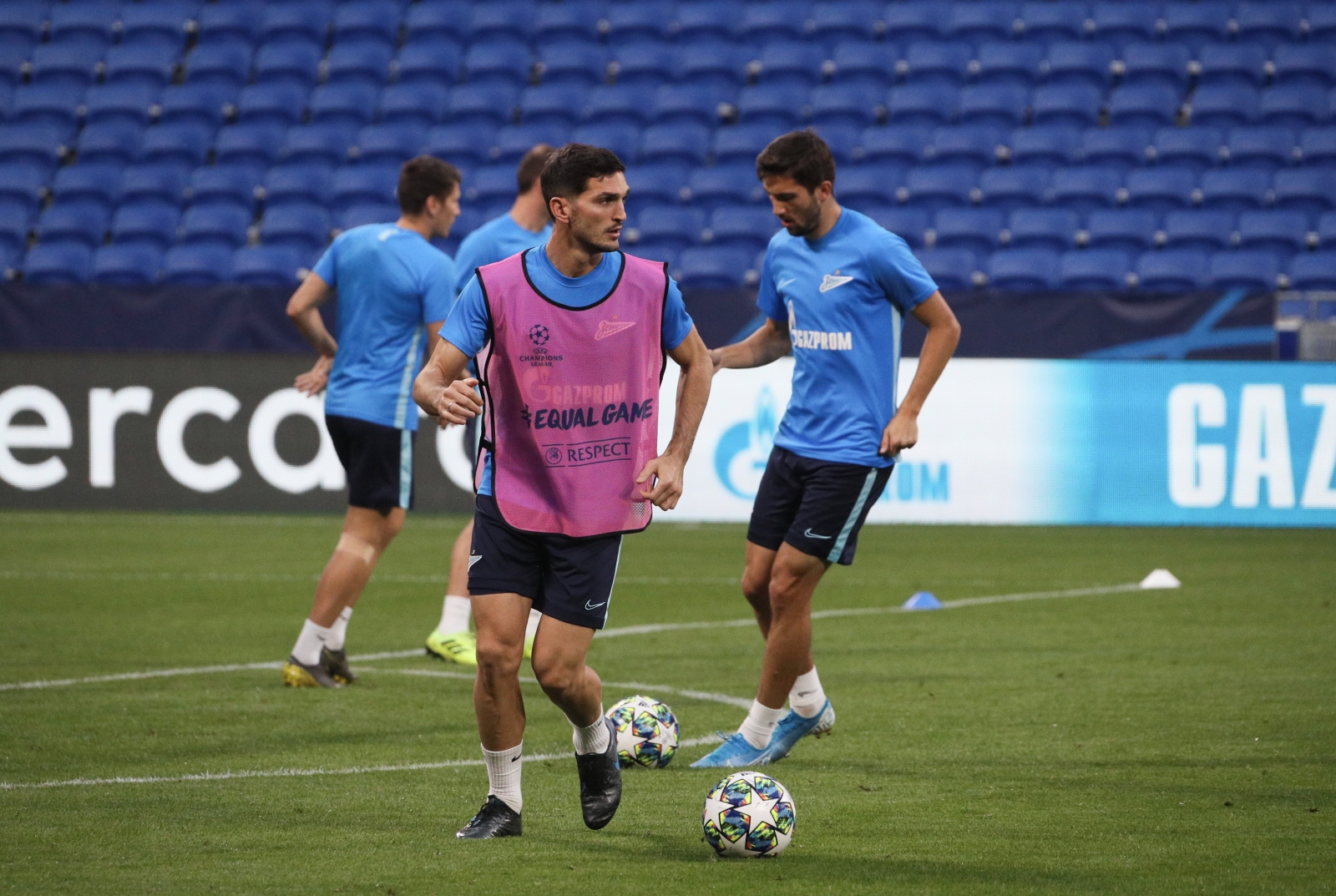 Открытая тренировка «Зенита» перед матчем с «Лионом»