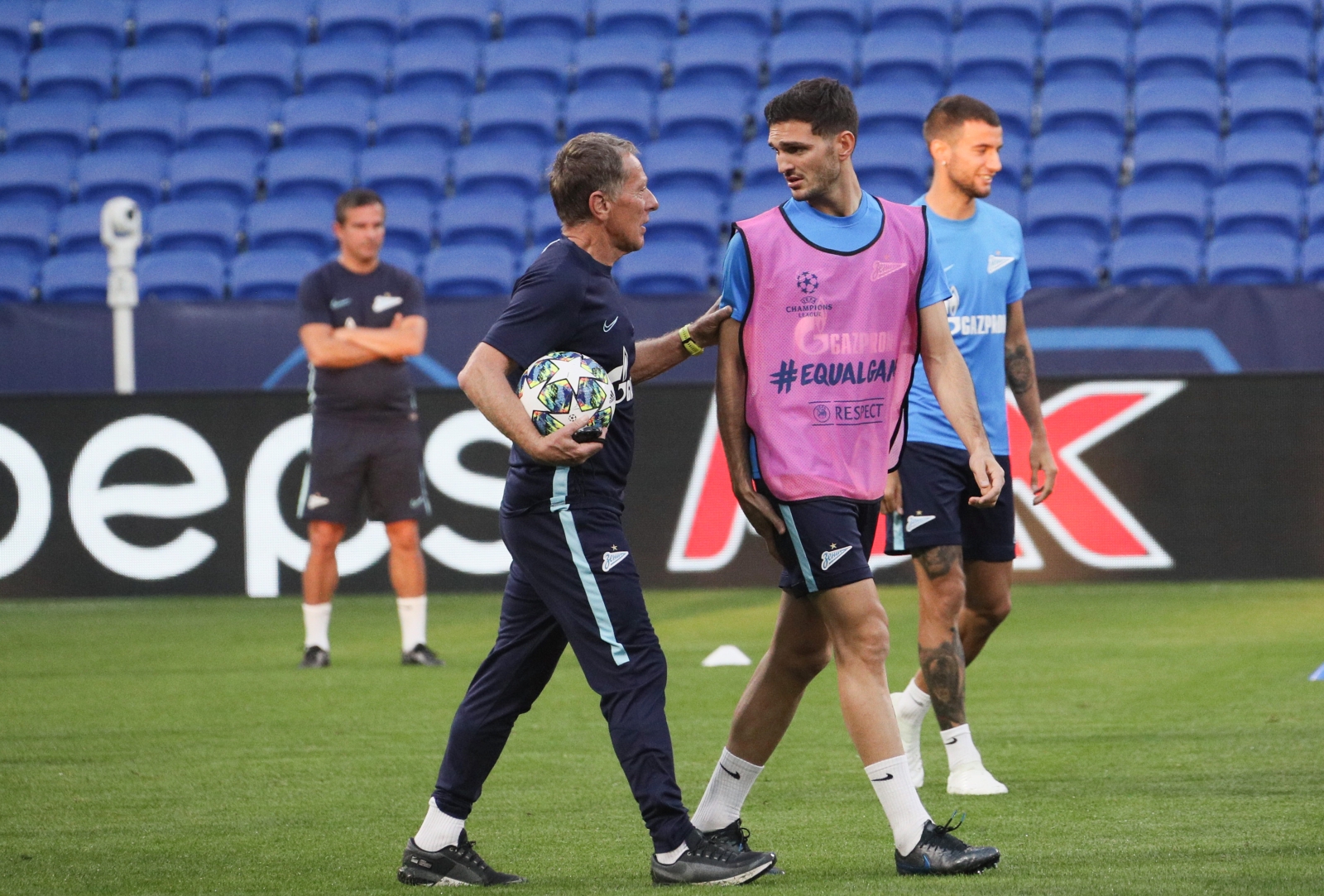 Открытая тренировка «Зенита» перед матчем с «Лионом»