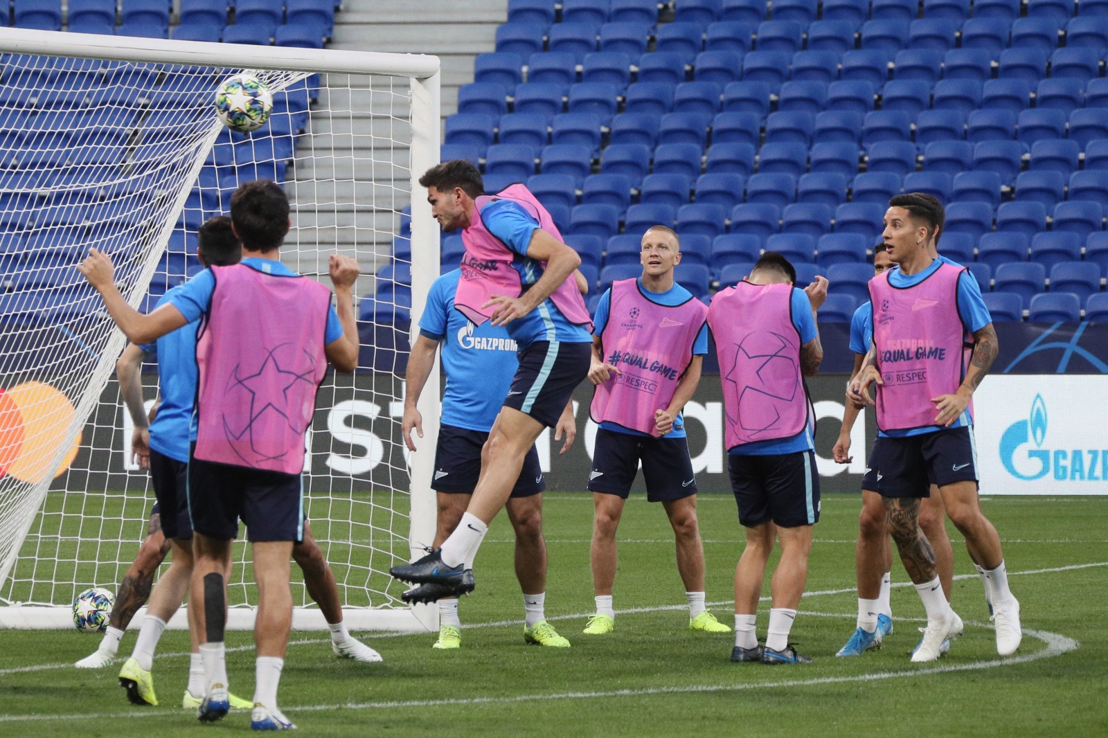 Открытая тренировка «Зенита» перед матчем с «Лионом»