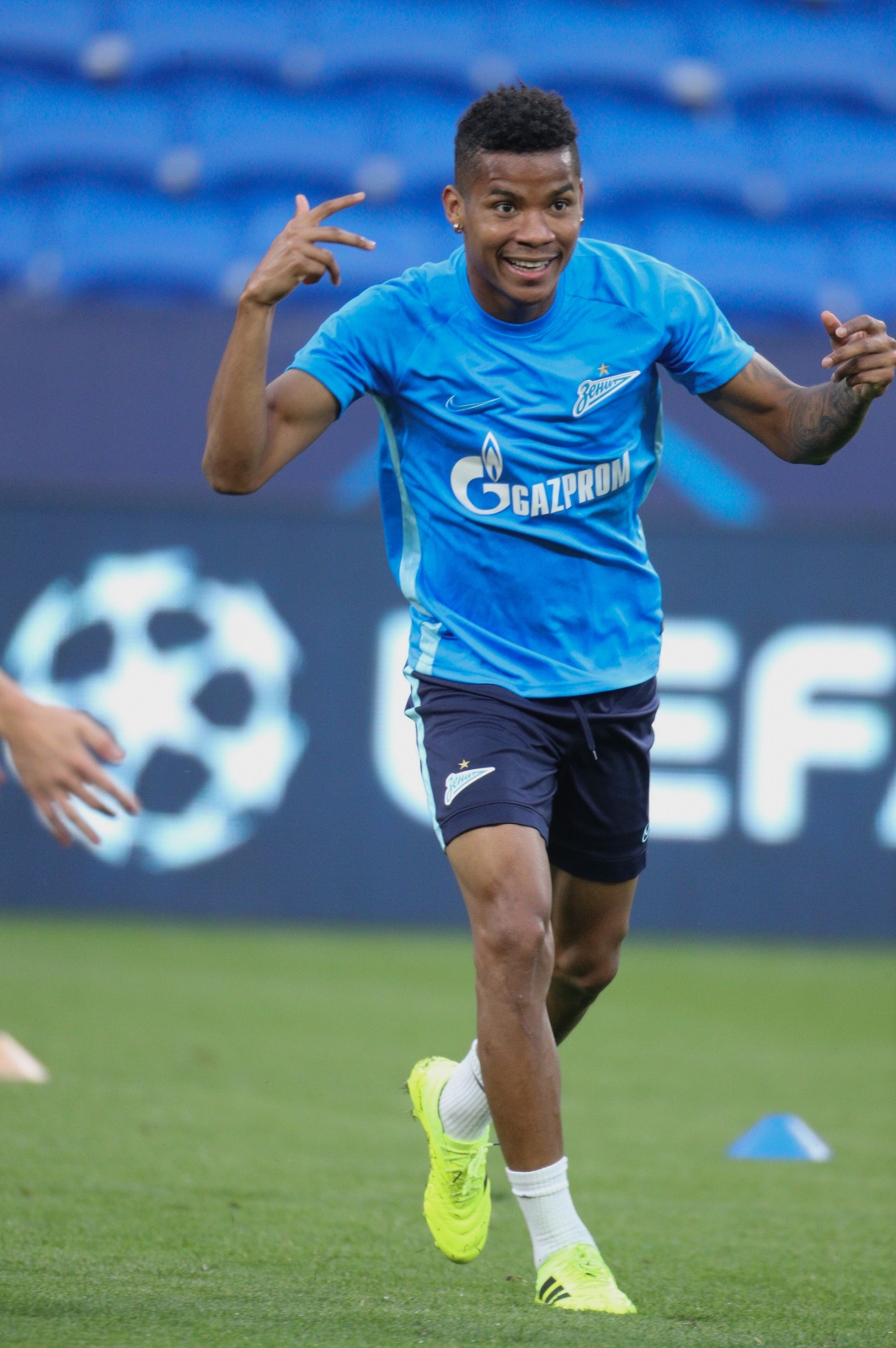 Открытая тренировка «Зенита» перед матчем с «Лионом»