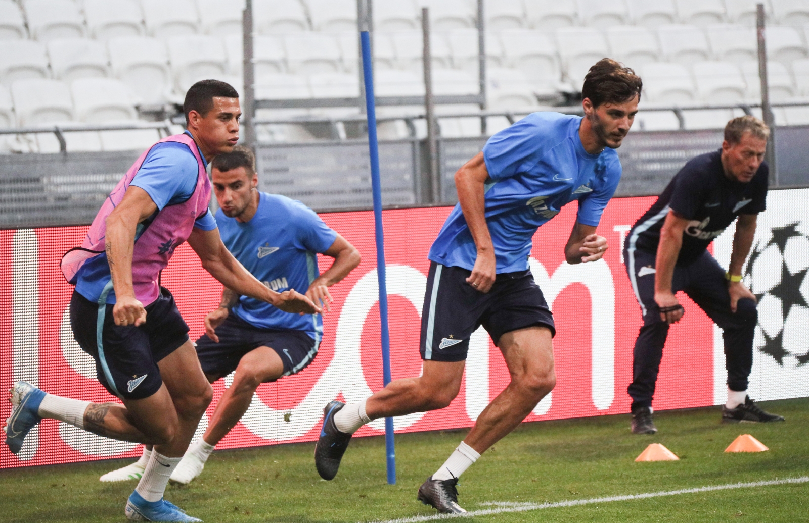 Открытая тренировка «Зенита» перед матчем с «Лионом»