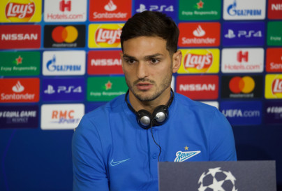 Пресс-конференция «Зенита» перед матчем с «Лионом»