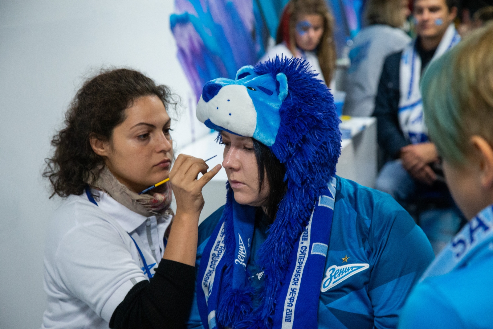 Фан-променад на матче Лига Чемпионов УЕФА 2019/20, «Зенит» — «Бенфика»