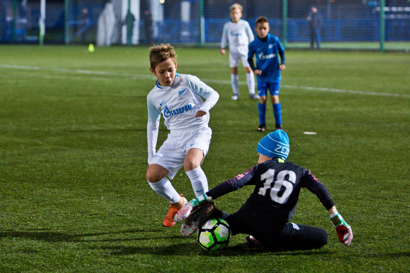 «Золотой матч» первенства Санкт-Петербурга двух команд Академии ФК «Зенит» U-10