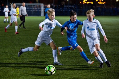 «Золотой матч» первенства Санкт-Петербурга двух команд Академии ФК «Зенит» U-10