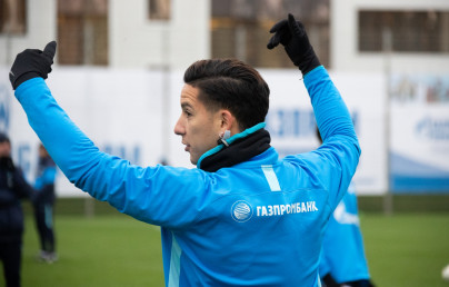 Открытая тренировка «Зенита» перед матчем с «Ростовом»