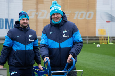 Открытая тренировка «Зенита» перед матчем с «Ростовом»