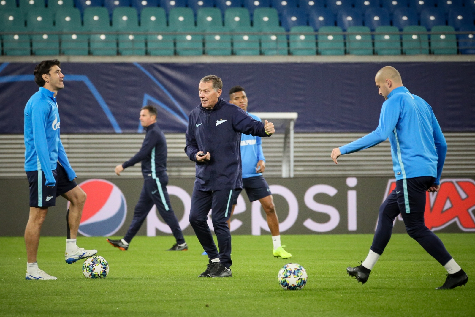 Открытая тренировка «Зенита» перед матчем «РБ Лейпциг» — «Зенит»