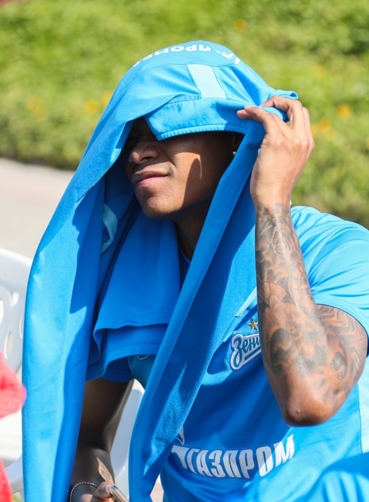 «Газпром»-тренировочные сборы в Катаре: 18 января, утренняя тренировка