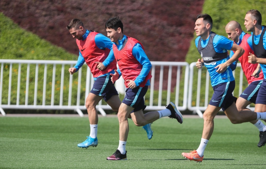 «Газпром»-тренировочные сборы в Катаре: 18 января, утренняя тренировка