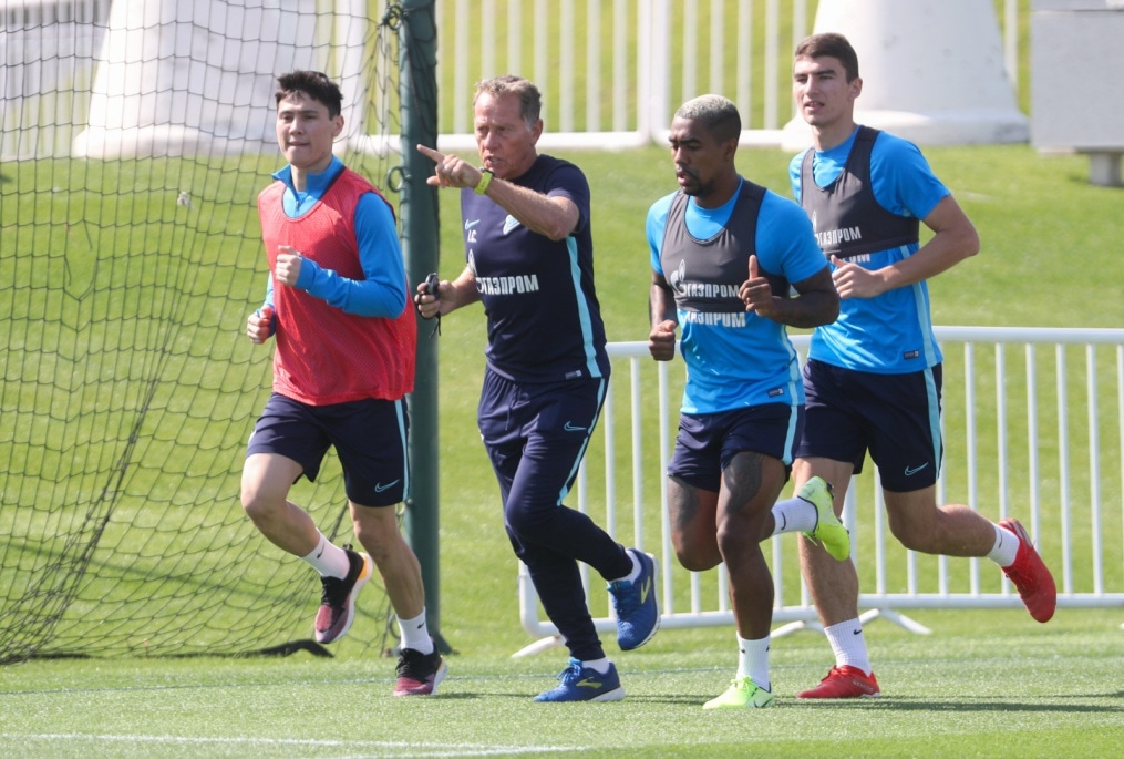 «Газпром»-тренировочные сборы в Катаре: 18 января, утренняя тренировка