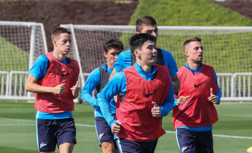 «Газпром»-тренировочные сборы в Катаре: 18 января, утренняя тренировка