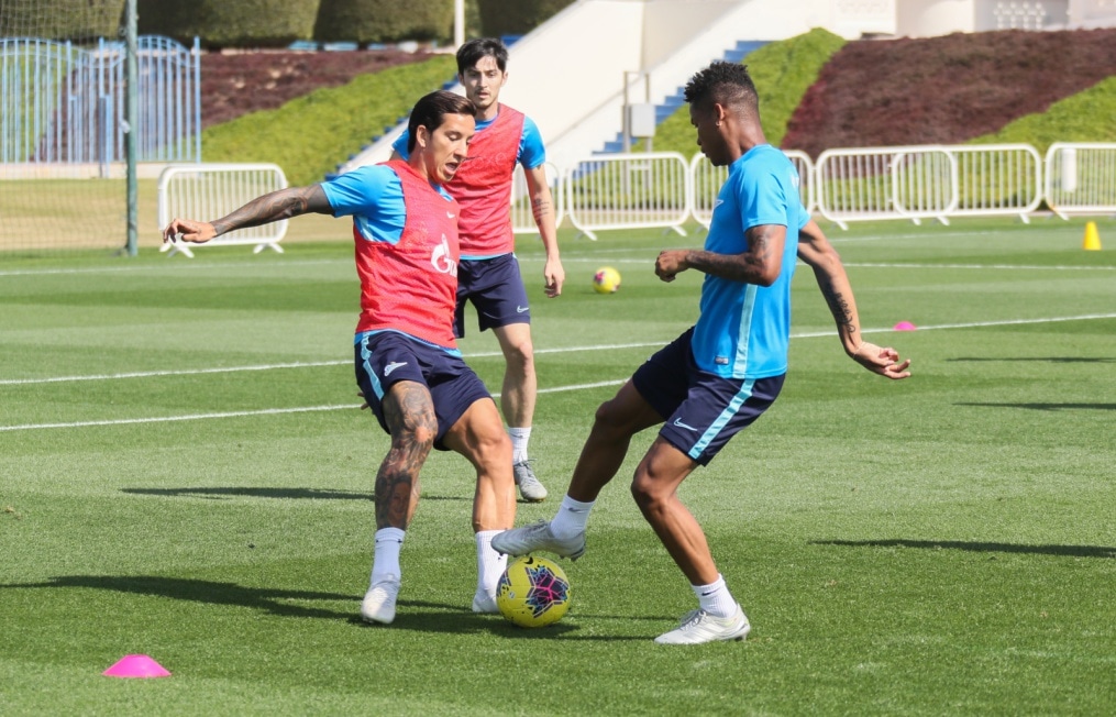 «Газпром»-тренировочные сборы в Катаре: 18 января, утренняя тренировка