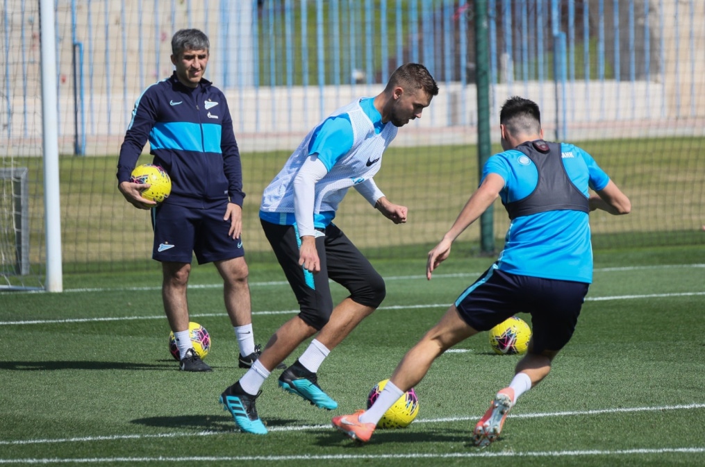 «Газпром»-тренировочные сборы в Катаре: 18 января, утренняя тренировка