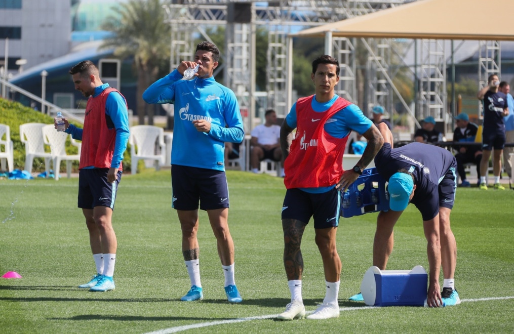 «Газпром»-тренировочные сборы в Катаре: 18 января, утренняя тренировка