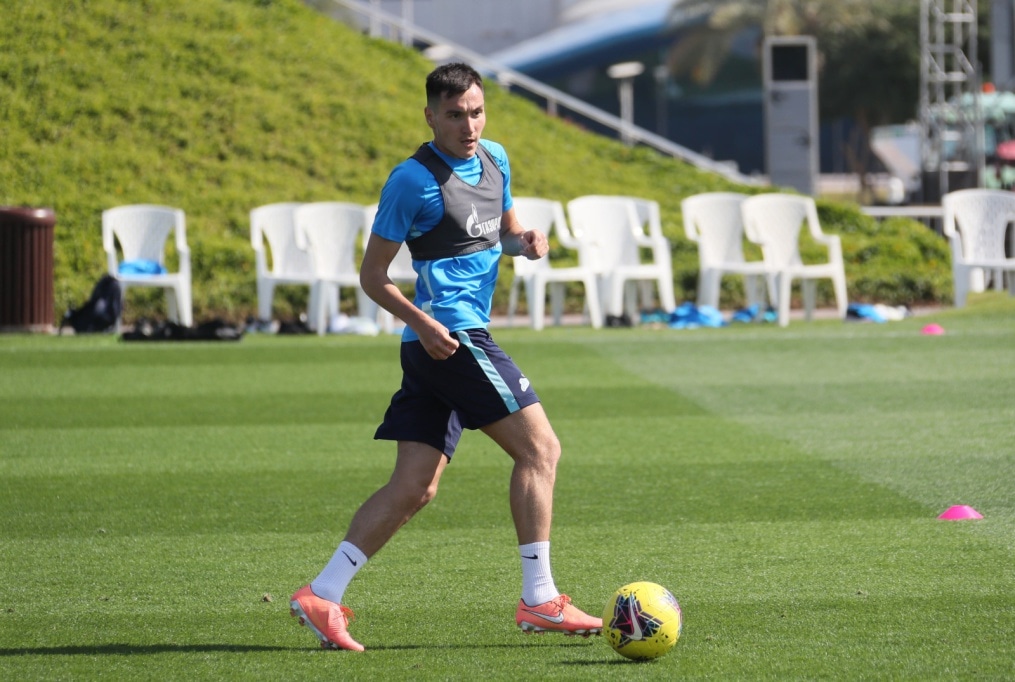 «Газпром»-тренировочные сборы в Катаре: 18 января, утренняя тренировка