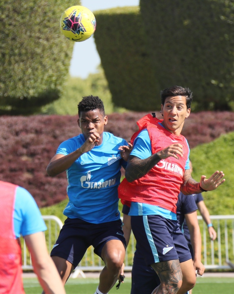 «Газпром»-тренировочные сборы в Катаре: 18 января, утренняя тренировка