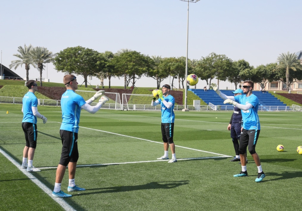 «Газпром»-тренировочные сборы в Катаре: 18 января, утренняя тренировка