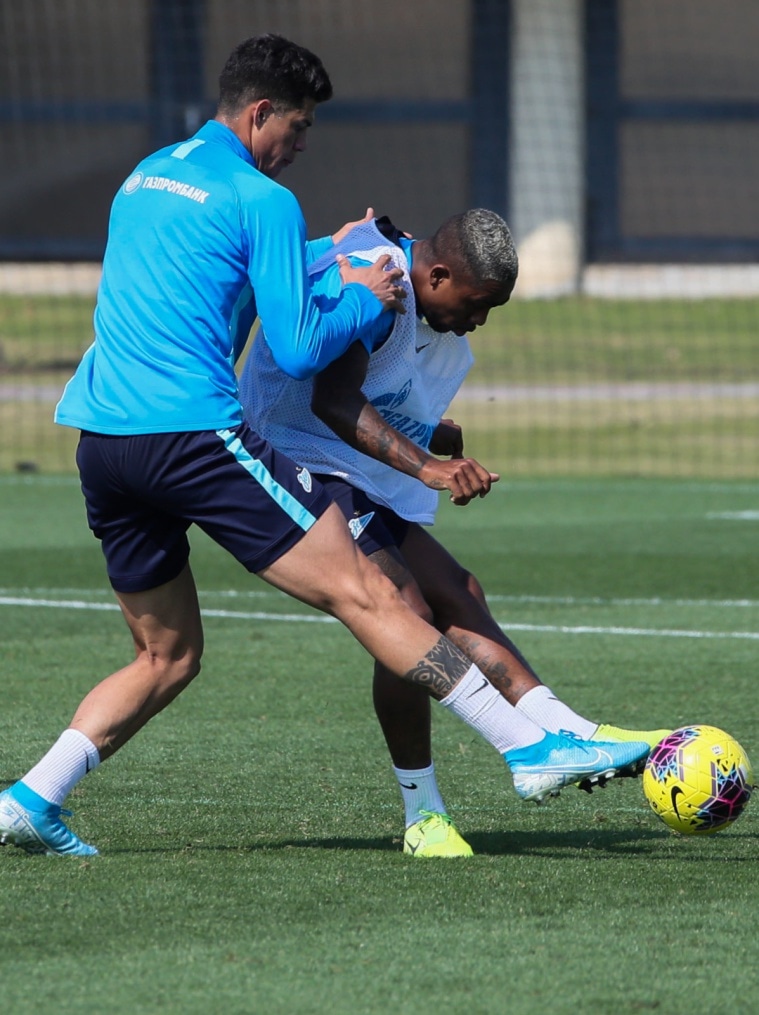 «Газпром»-тренировочные сборы в Катаре: 18 января, утренняя тренировка