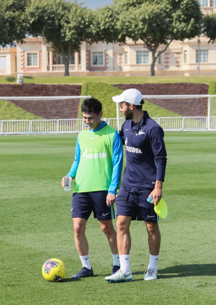 «Газпром»-тренировочные сборы в Катаре: 18 января, утренняя тренировка