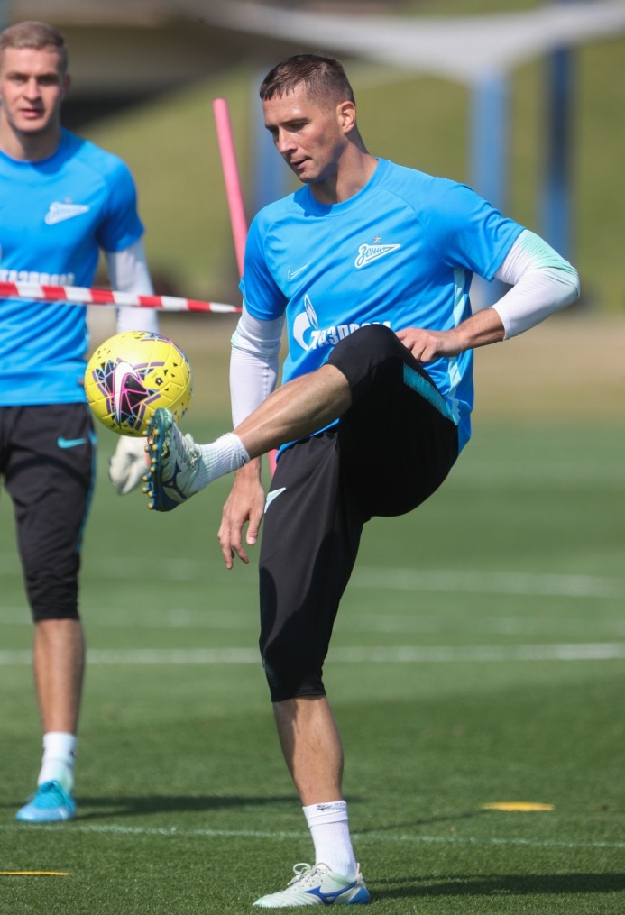 «Газпром»-тренировочные сборы в Катаре: 18 января, утренняя тренировка