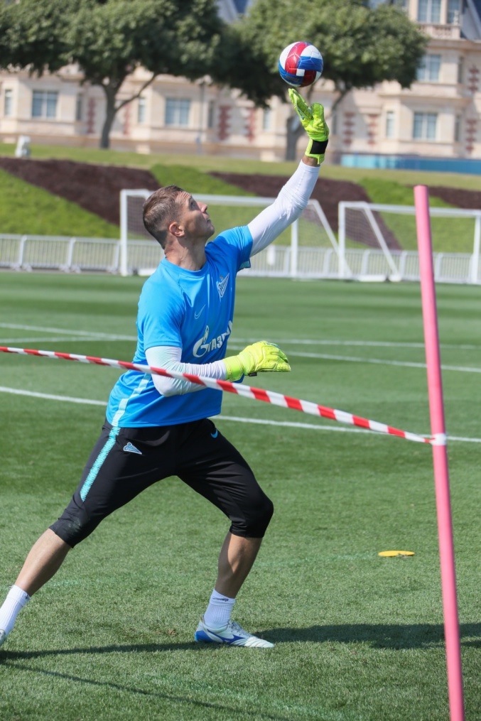 «Газпром»-тренировочные сборы в Катаре: 18 января, утренняя тренировка