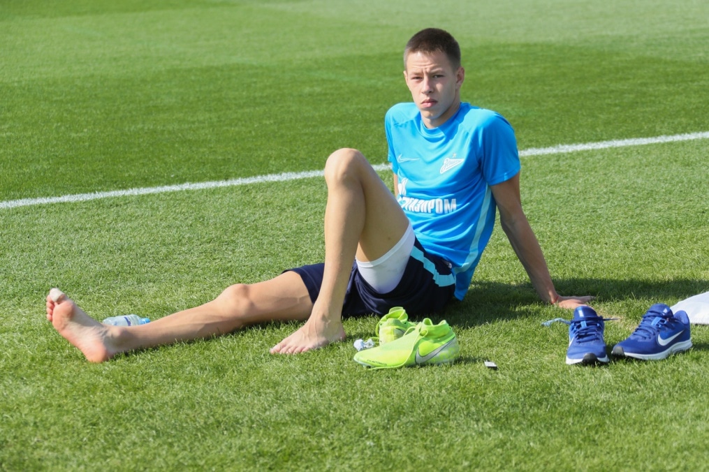 «Газпром»-тренировочные сборы в Катаре: 18 января, утренняя тренировка