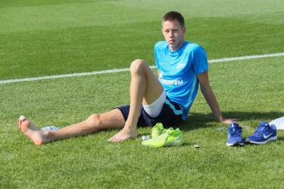 «Газпром»-тренировочные сборы в Катаре: 18 января, утренняя тренировка