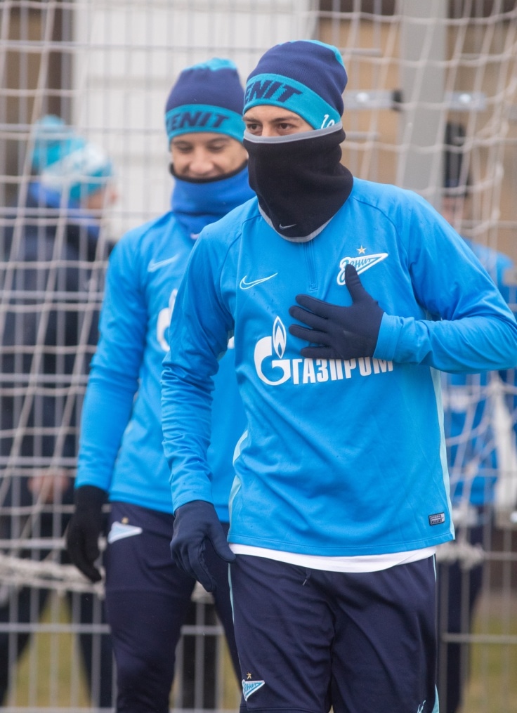 Открытая тренировка «Зенита» перед матчем с «Уралом»
