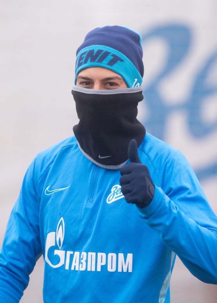 Открытая тренировка «Зенита» перед матчем с «Уралом»