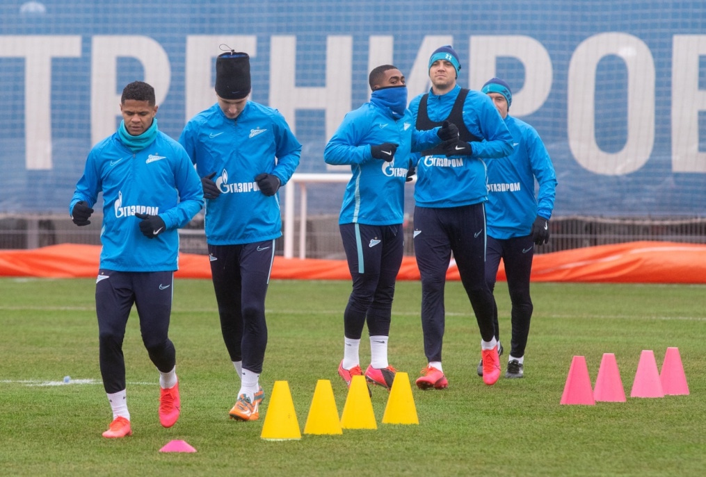 Открытая тренировка «Зенита» перед матчем с «Уралом»