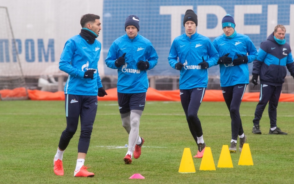 Открытая тренировка «Зенита» перед матчем с «Уралом»