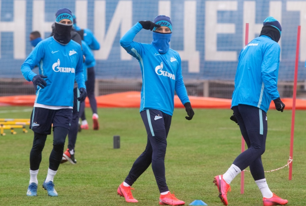 Открытая тренировка «Зенита» перед матчем с «Уралом»