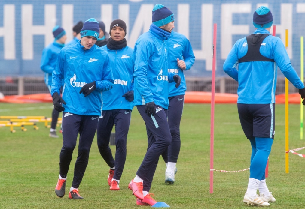 Открытая тренировка «Зенита» перед матчем с «Уралом»