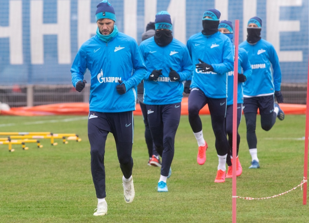 Открытая тренировка «Зенита» перед матчем с «Уралом»