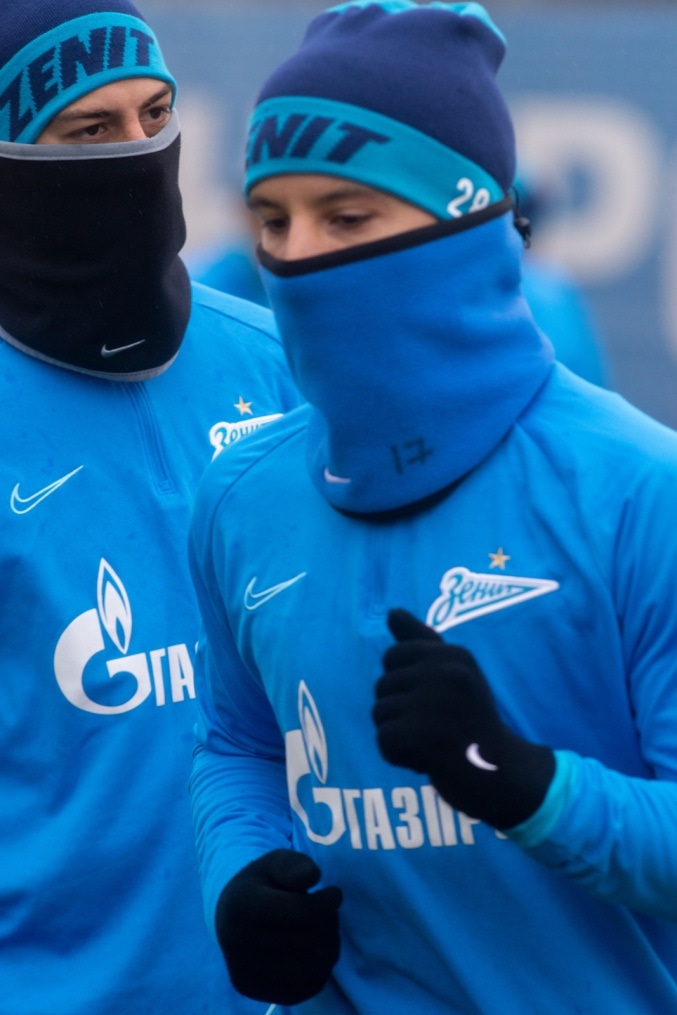 Открытая тренировка «Зенита» перед матчем с «Уралом»