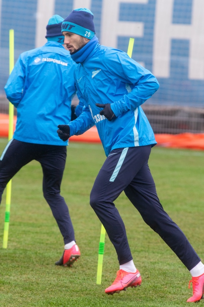 Открытая тренировка «Зенита» перед матчем с «Уралом»