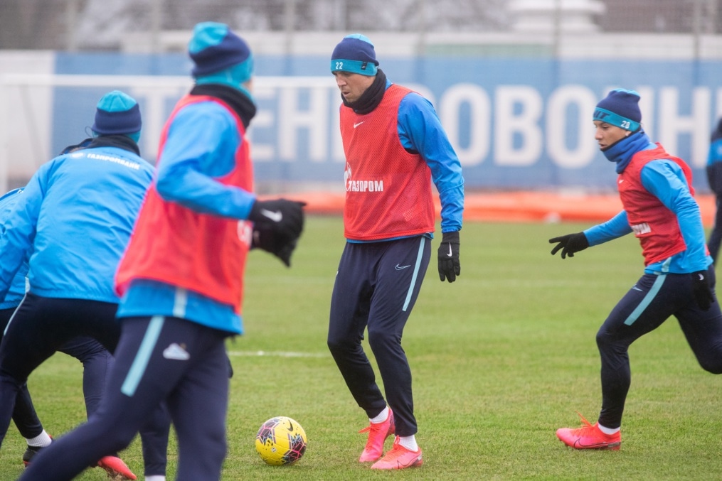 Открытая тренировка «Зенита» перед матчем с «Уралом»