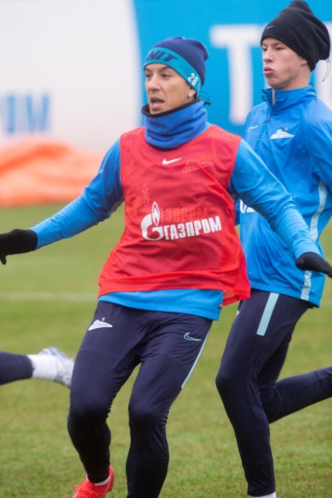 Открытая тренировка «Зенита» перед матчем с «Уралом»