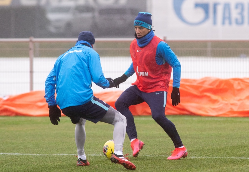 Открытая тренировка «Зенита» перед матчем с «Уралом»