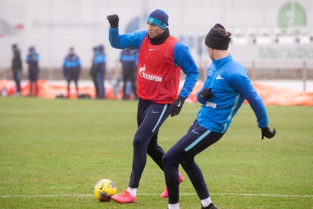Открытая тренировка «Зенита» перед матчем с «Уралом»