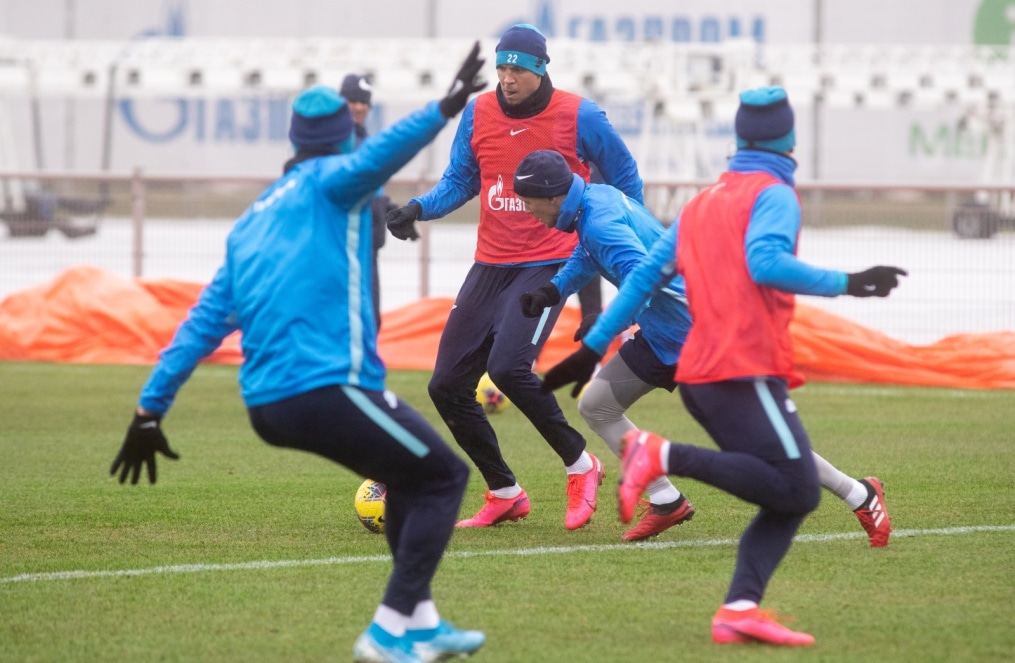 Открытая тренировка «Зенита» перед матчем с «Уралом»