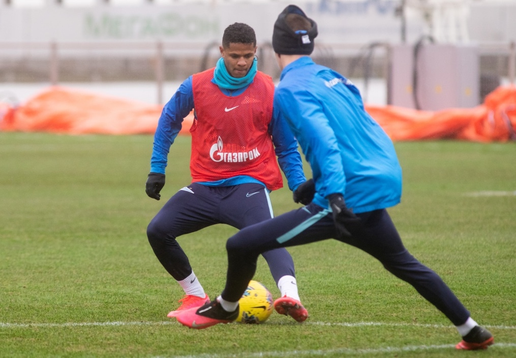 Открытая тренировка «Зенита» перед матчем с «Уралом»