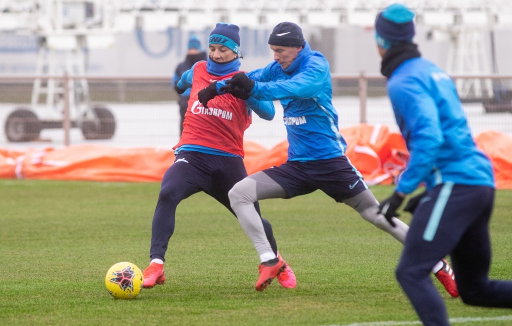 Открытая тренировка «Зенита» перед матчем с «Уралом»