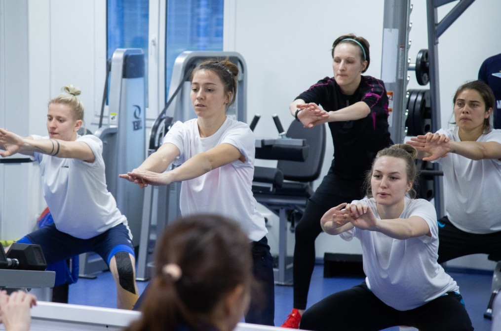 Учебно-тренировочный сбор ЖФК «Зенит»: 13 марта, вечерняя тренировка