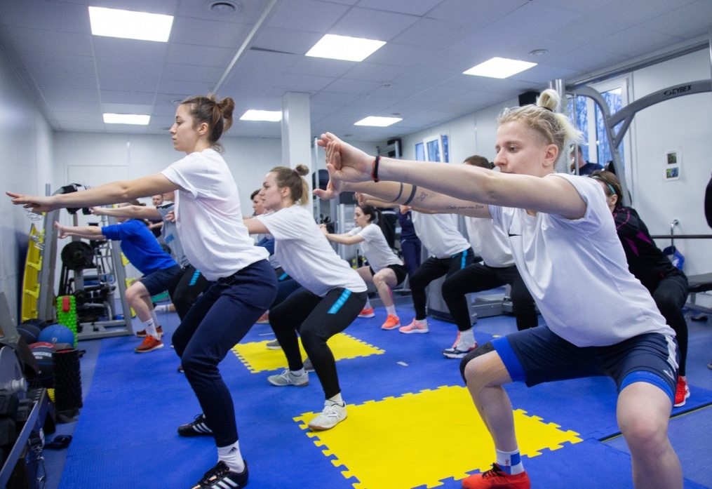 Учебно-тренировочный сбор ЖФК «Зенит»: 13 марта, вечерняя тренировка