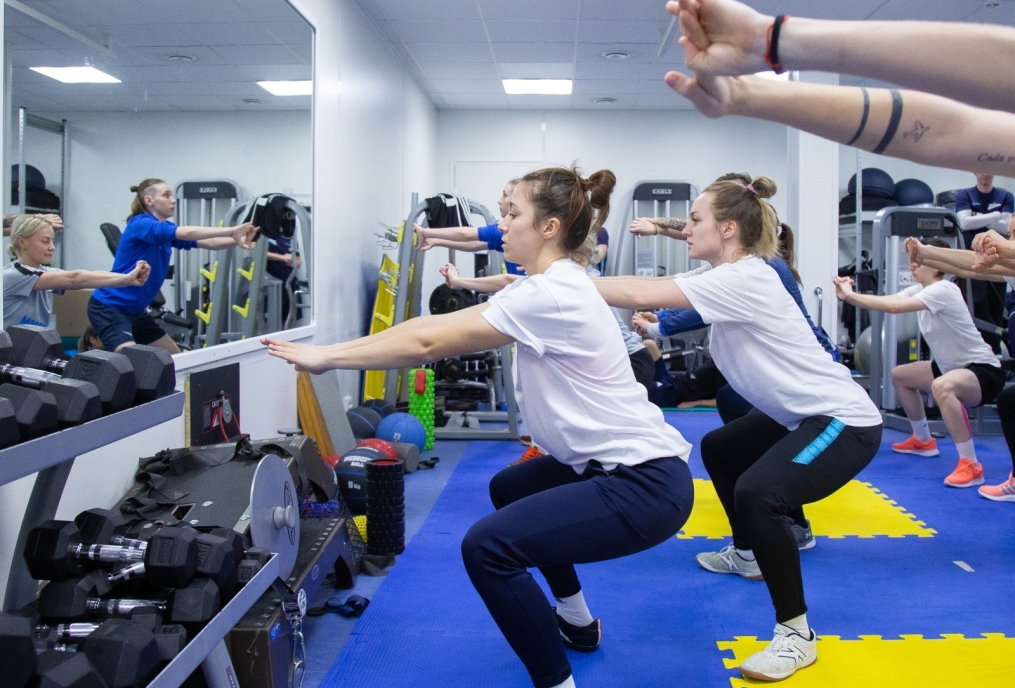 Учебно-тренировочный сбор ЖФК «Зенит»: 13 марта, вечерняя тренировка