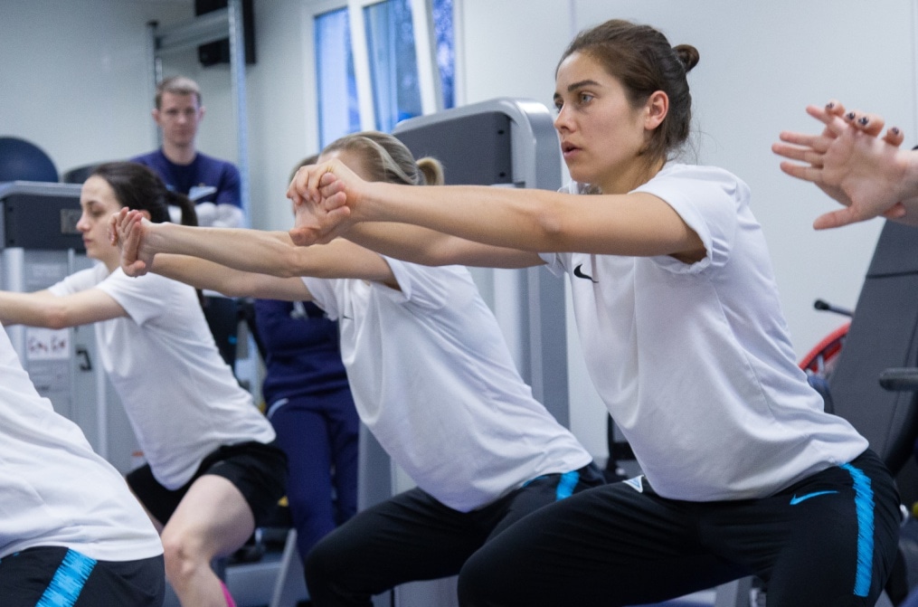 Учебно-тренировочный сбор ЖФК «Зенит»: 13 марта, вечерняя тренировка